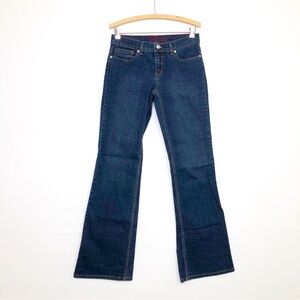 Bebe Y2K flared jeans.